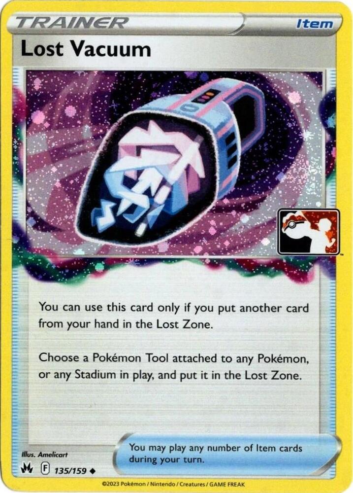 Lost Vacuum - 135/159 (Cosmos Holo) - Prize Pack Series Cards