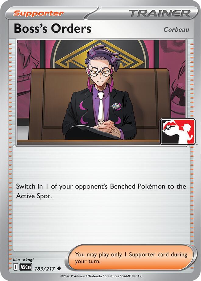 Boss's Orders [Corbeau] - 183/217 - Prize Pack Series Cards