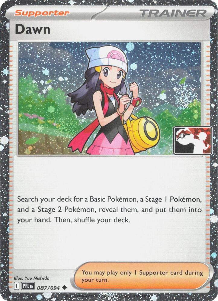 Dawn - 087/094 (Cosmos Holo) - Prize Pack Series Cards