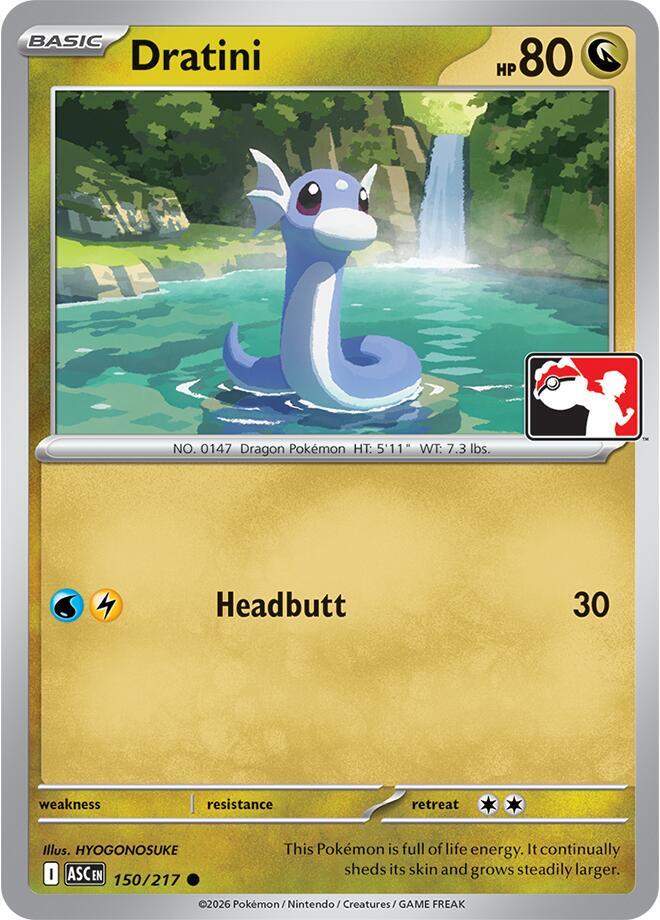 Dratini - 150/217 - Prize Pack Series Cards