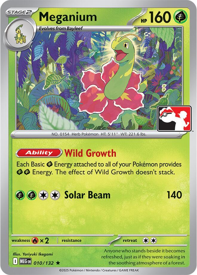 Meganium - 010/132 - Prize Pack Series Cards