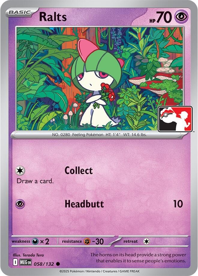 Ralts - 058/132 - Prize Pack Series Cards