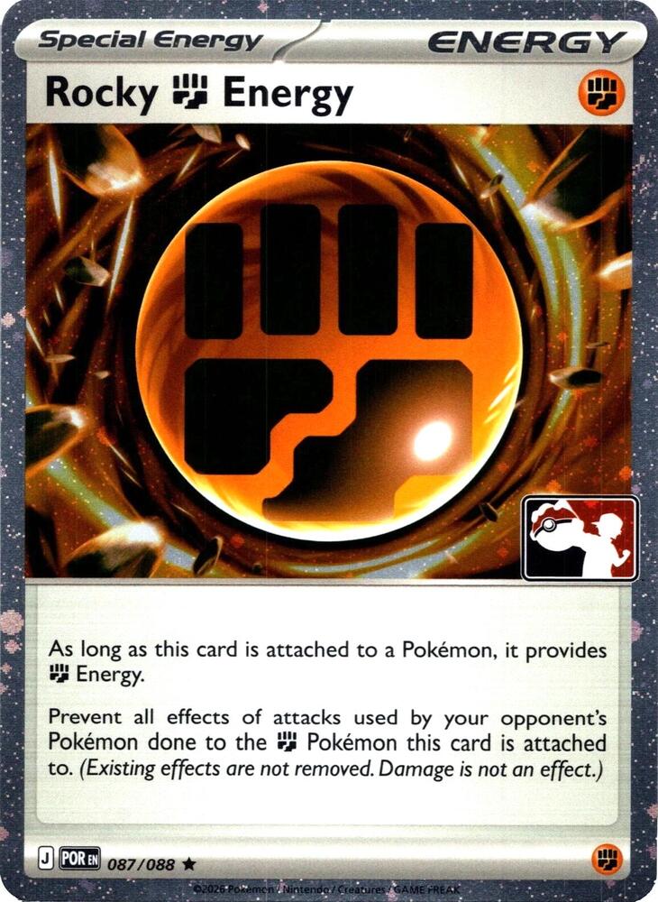 Rocky Fighting Energy - 087/088 (Cosmos Holo) - Prize Pack Series Cards