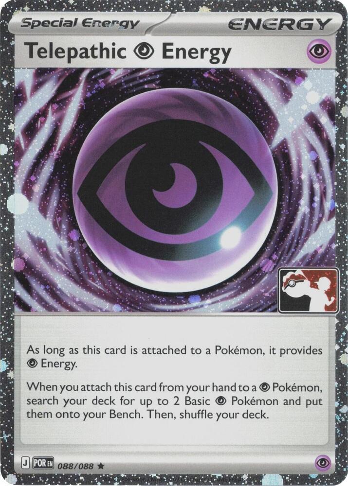Telepathic Psychic Energy - 088/088 (Cosmos Holo) - Prize Pack Series Cards