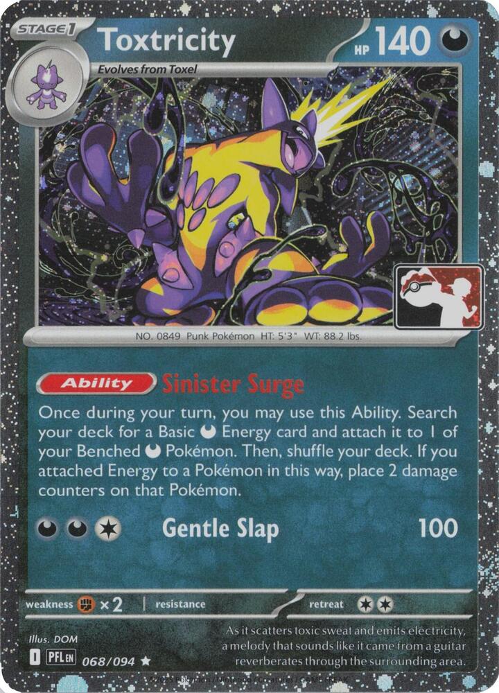 Toxtricity - 068/094 (Cosmos Holo) - Prize Pack Series Cards