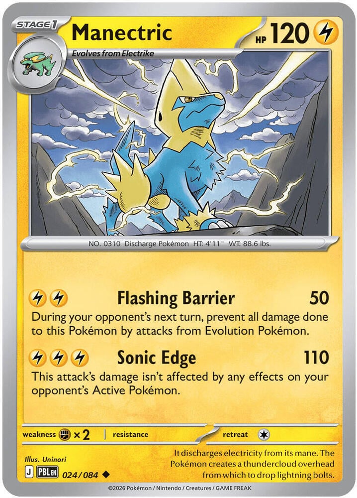 Manectric - 024/084 - ME05: Pitch Black
