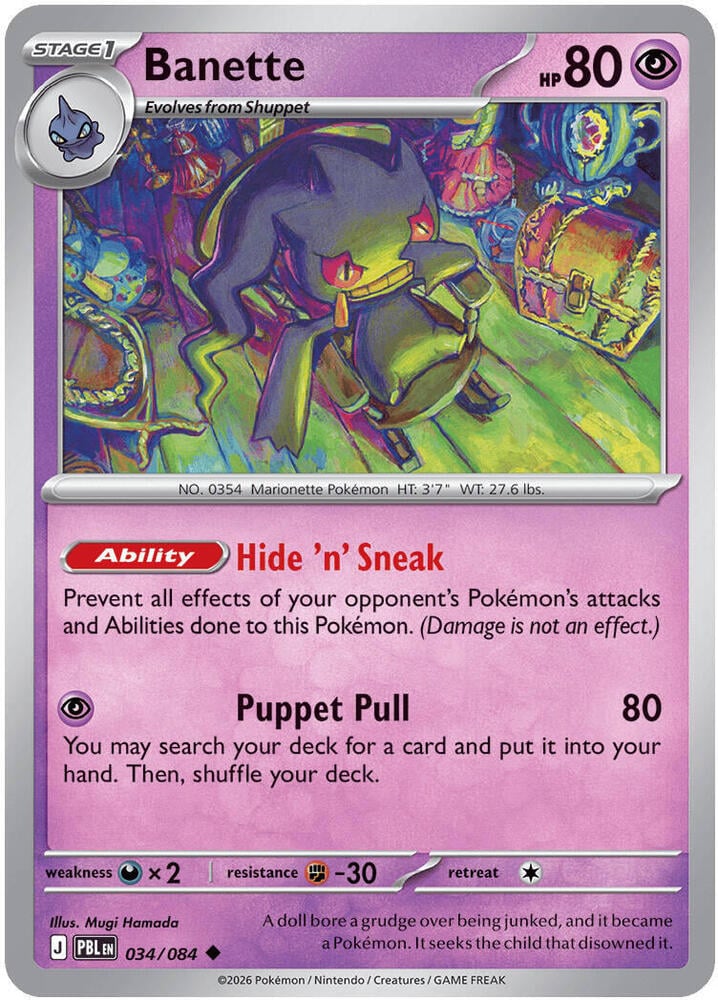 Banette - ME05: Pitch Black