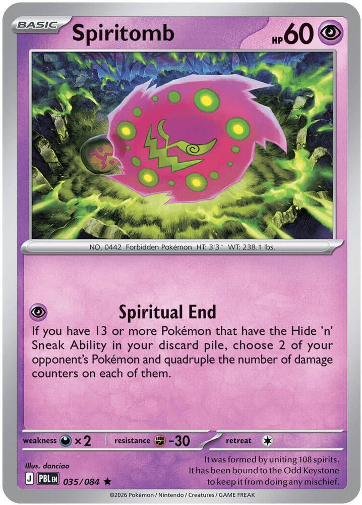 Spiritomb - ME05: Pitch Black