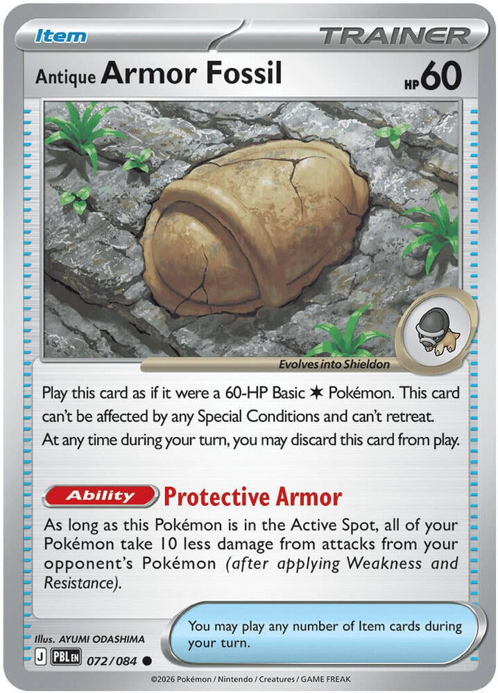 Antique Armor Fossil - ME05: Pitch Black