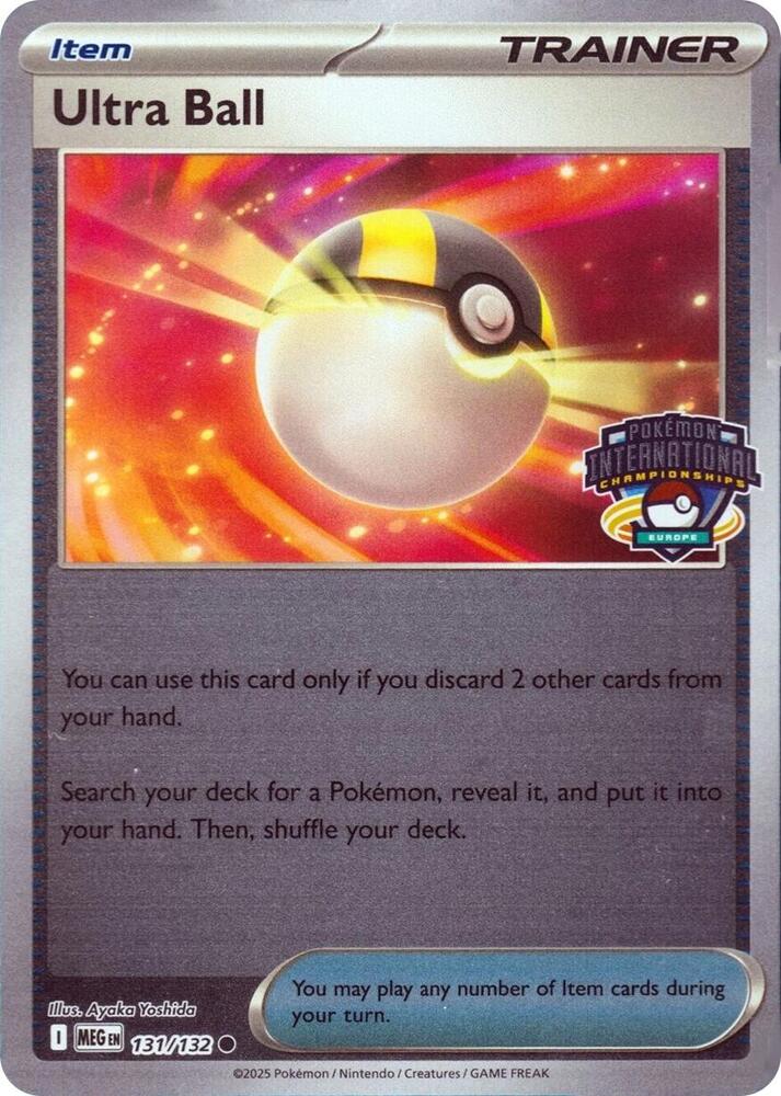 Ultra Ball - 131/132 (Europe International Championship) - League & Championship Cards