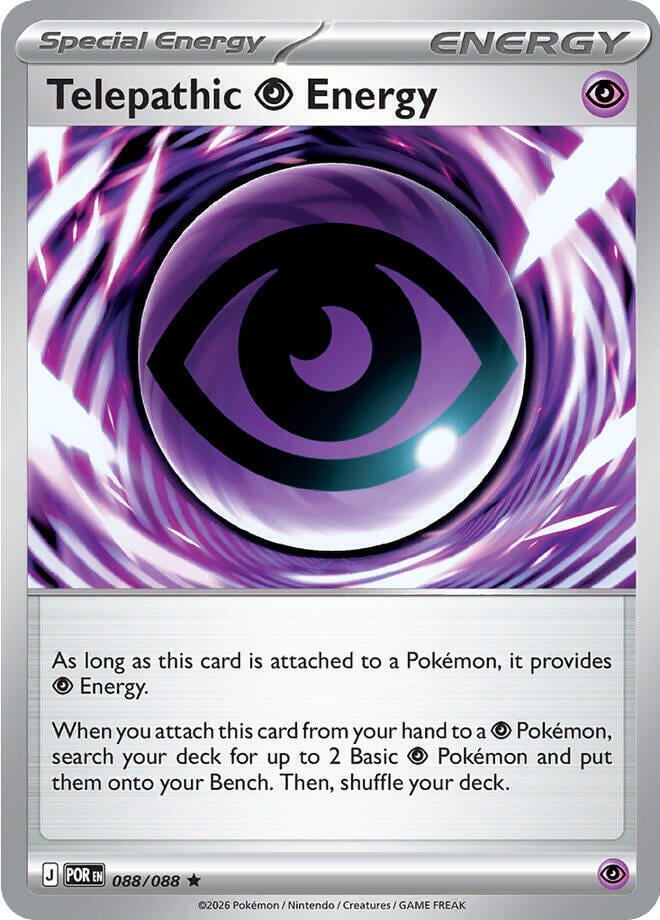 Telepathic Psychic Energy - 088/088 (Non-Holo) - Deck Exclusives