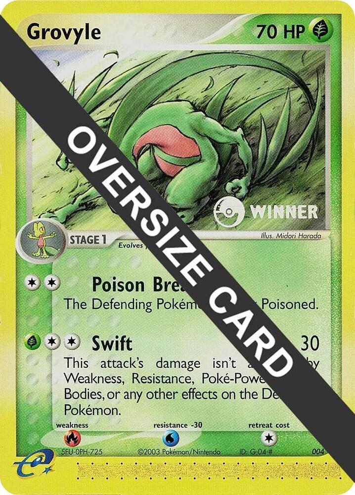 Grovyle - 004 (e-League) [Winner] - Jumbo Cards