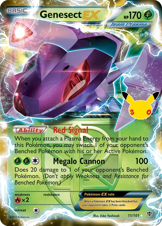 Genesect EX (Team Plasma) - ME: 30th Celebration Classic Collection