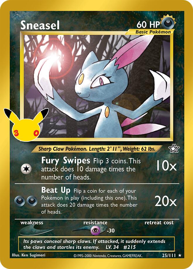 Sneasel - ME: 30th Celebration Classic Collection