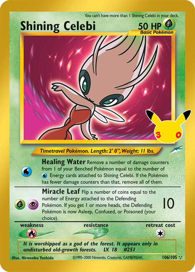 Shining Celebi - ME: 30th Celebration Classic Collection