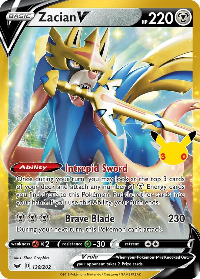 Zacian V - ME: 30th Celebration Classic Collection