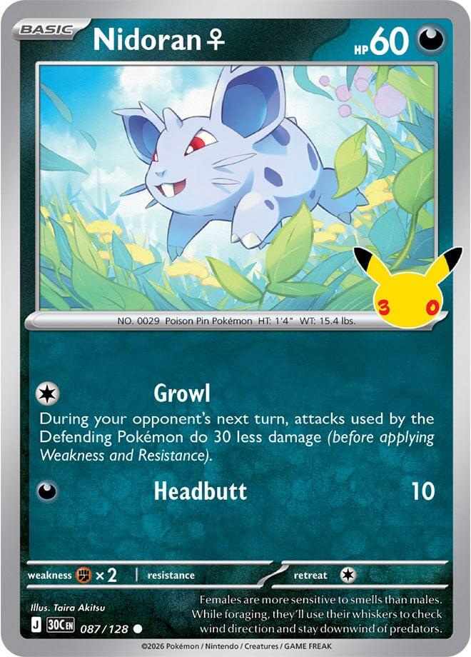 Nidoran F - ME: 30th Celebration