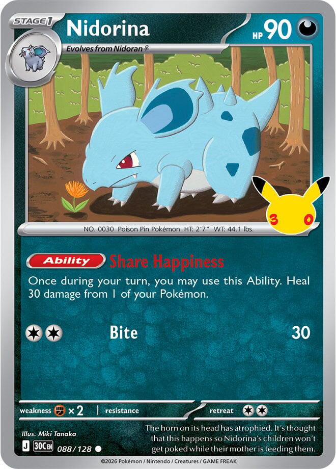 Nidorina - ME: 30th Celebration