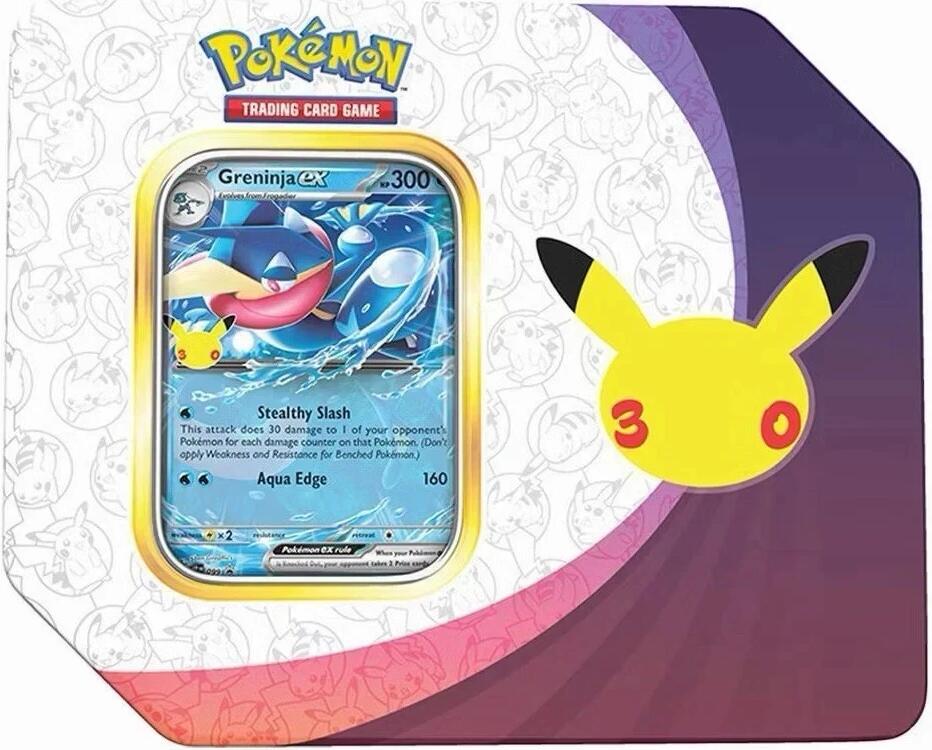 30th Celebration ex Tin [Greninja ex] (Retail Version)