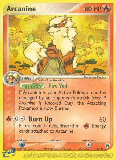 Arcanine - EX Sandstorm