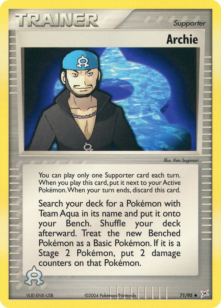 Archie - EX Team Magma vs Team Aqua