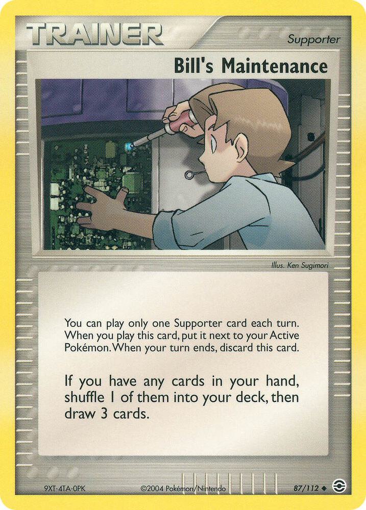 Bill's Maintenance - EX FireRed & LeafGreen
