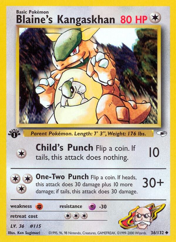 Blaine's Kangaskhan - Gym Heroes