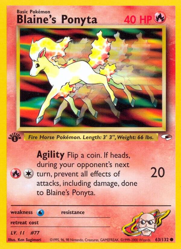 Blaine's Ponyta - Gym Heroes