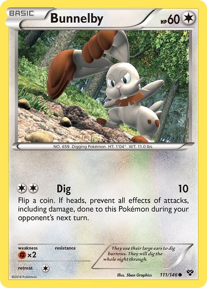 Bunnelby - XY Base Set