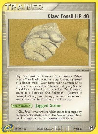 Claw Fossil - EX Sandstorm