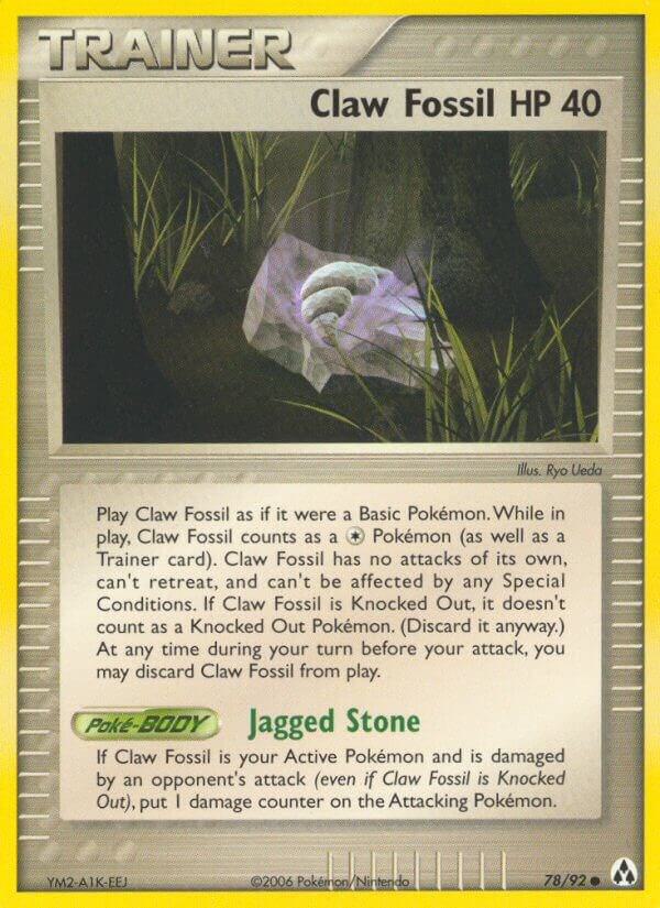 Claw Fossil - EX Legend Maker
