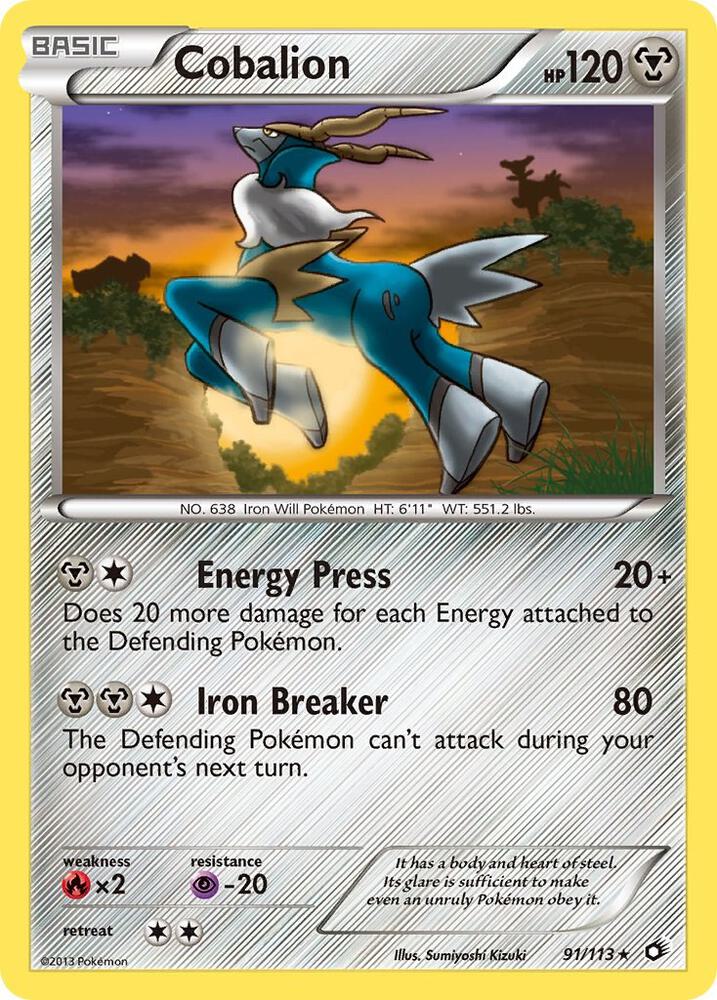 Cobalion - Legendary Treasures