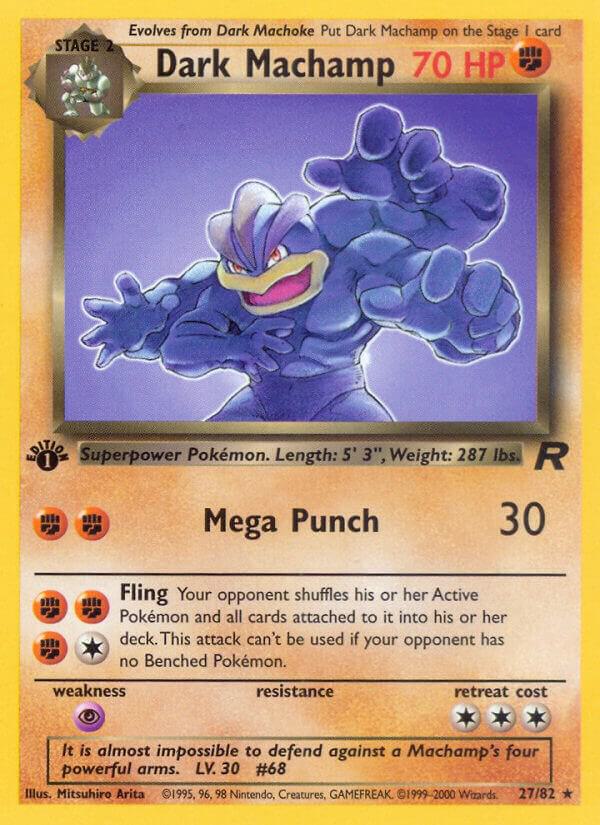 Dark Machamp - Team Rocket