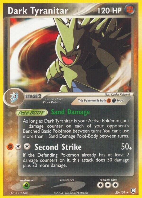 Dark Tyranitar - 020/109 - EX Team Rocket Returns