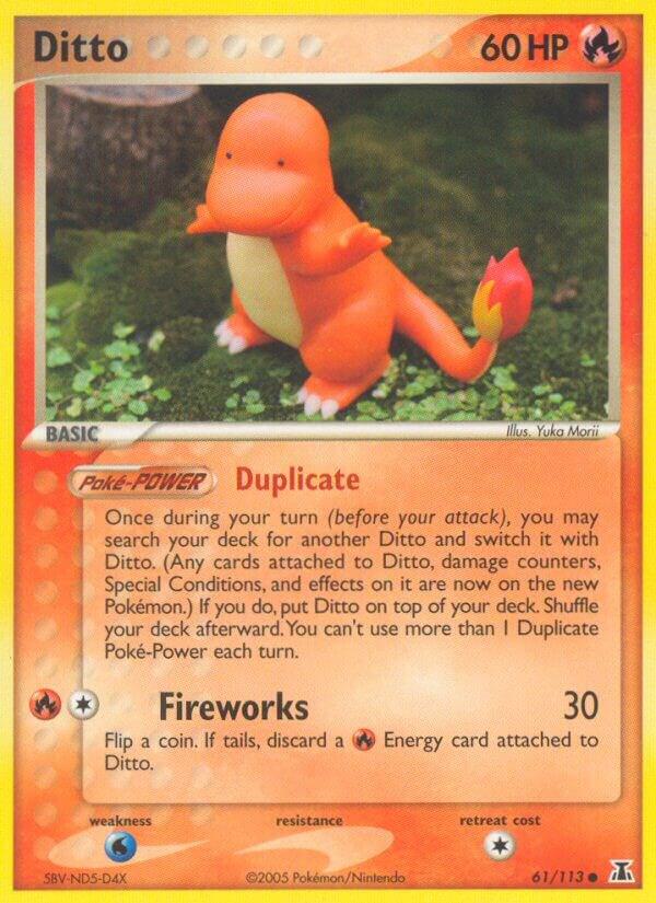 Ditto - 61/113 (Charmander) - EX Delta Species