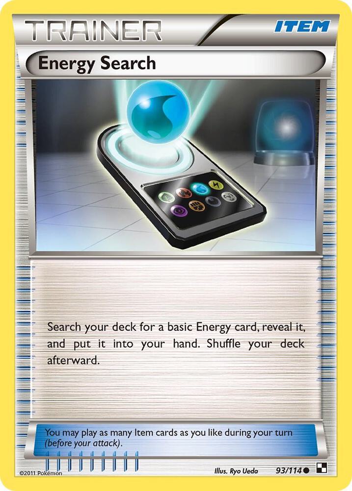 Energy Search - Black and White