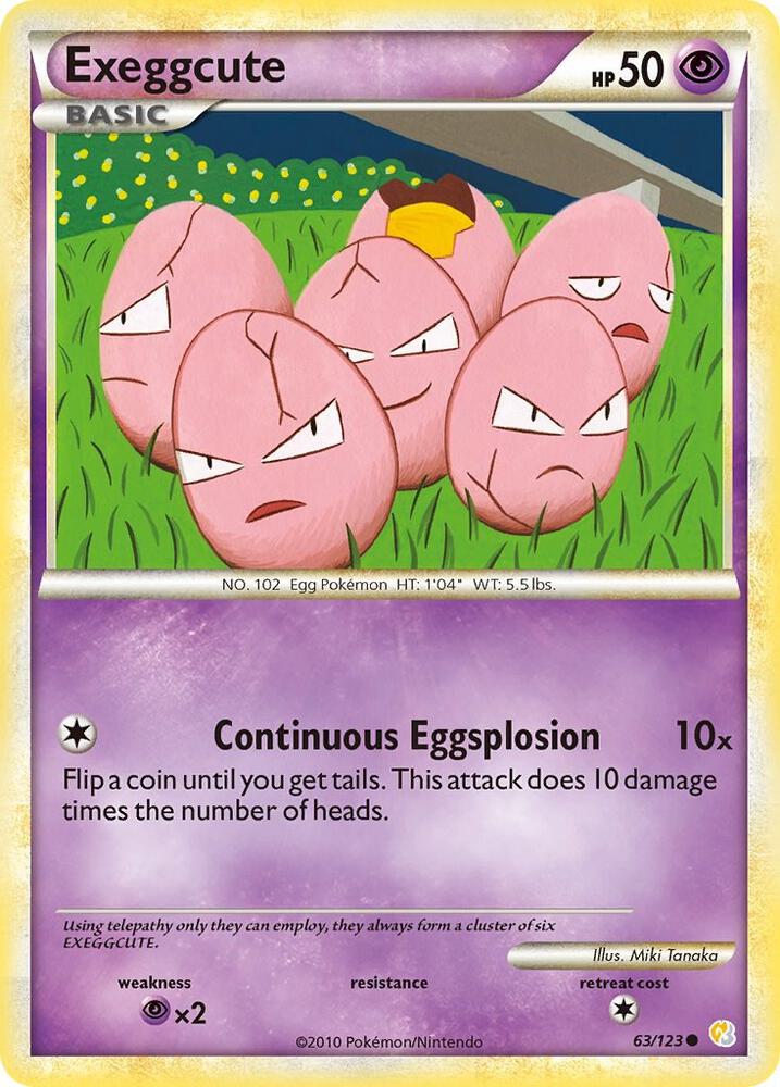 Exeggcute - HeartGold SoulSilver
