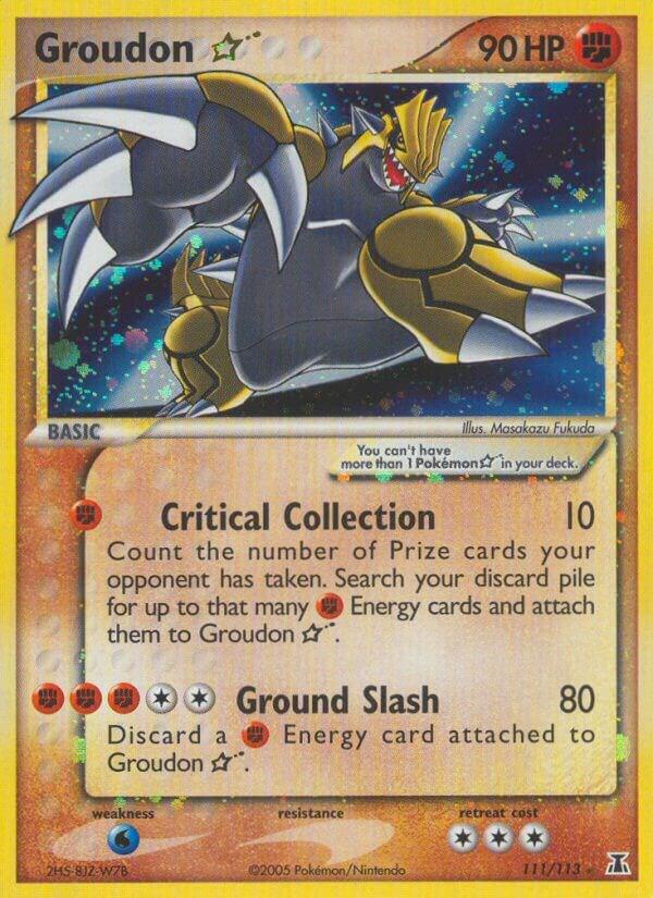Groudon Star - EX Delta Species