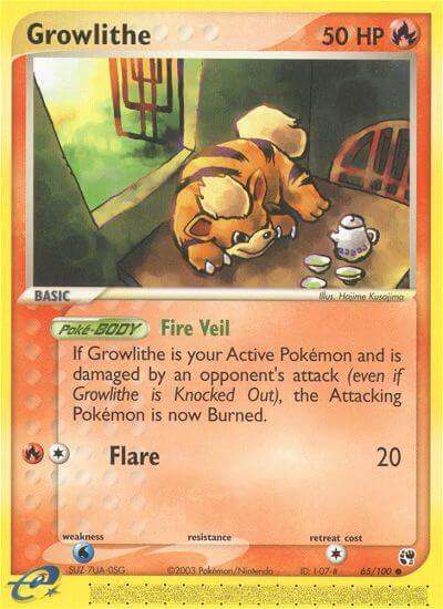 Growlithe - EX Sandstorm
