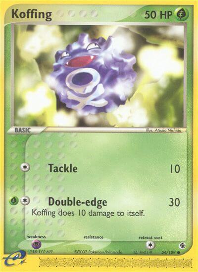 Koffing - EX Ruby and Sapphire