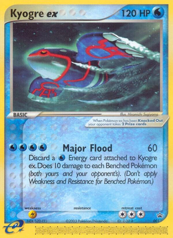 Kyogre ex - 001 (Nintendo Power Magazine) - Nintendo Promos