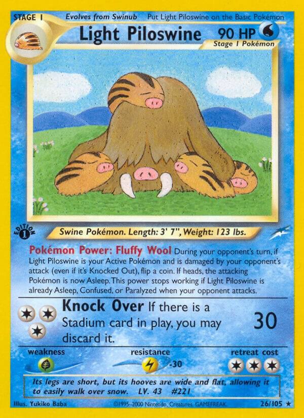 Light Piloswine - Neo Destiny