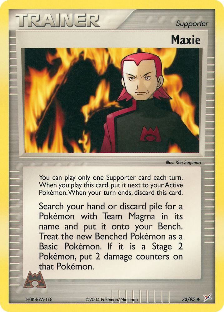 Maxie - EX Team Magma vs Team Aqua