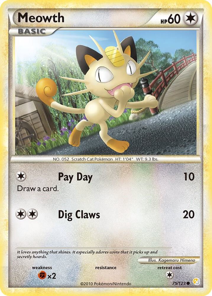 Meowth - HeartGold SoulSilver