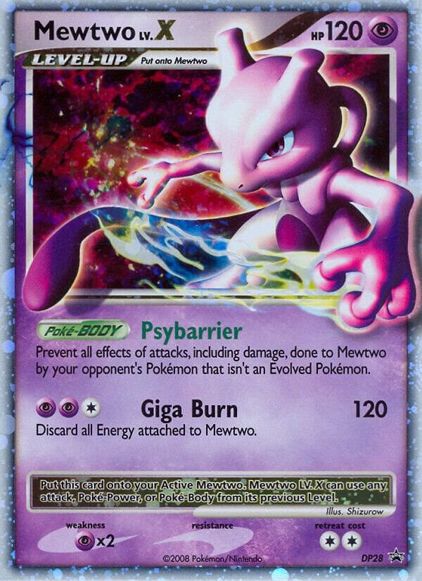 Mewtwo LV.X - DP28 - Diamond and Pearl Promos