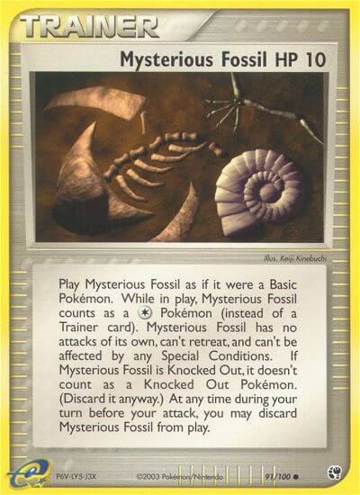 Mysterious Fossil - EX Sandstorm