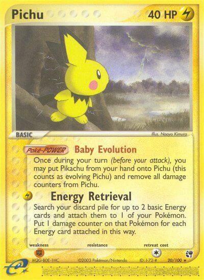 Pichu - EX Sandstorm