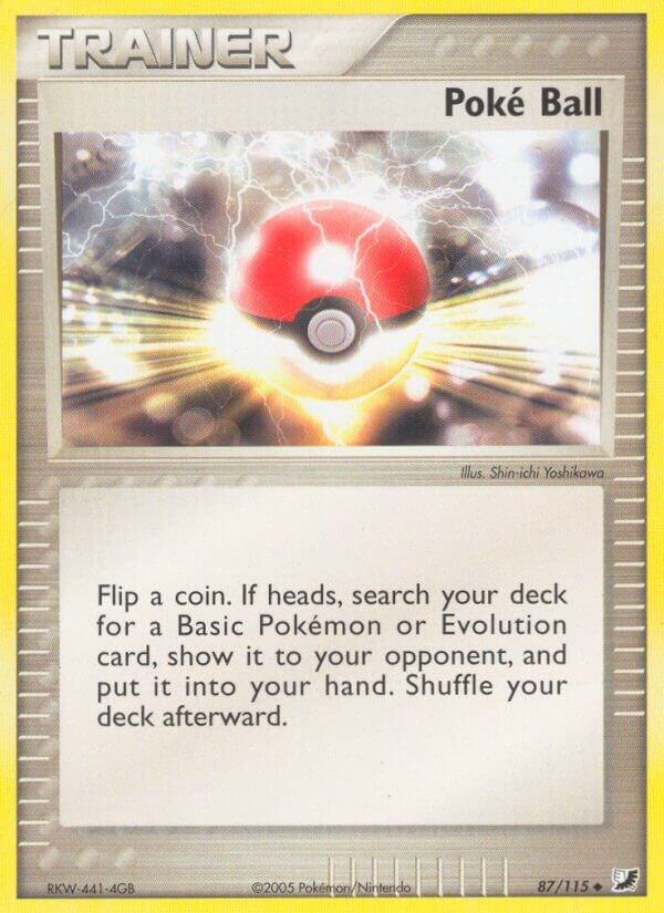 Poke Ball - EX Unseen Forces