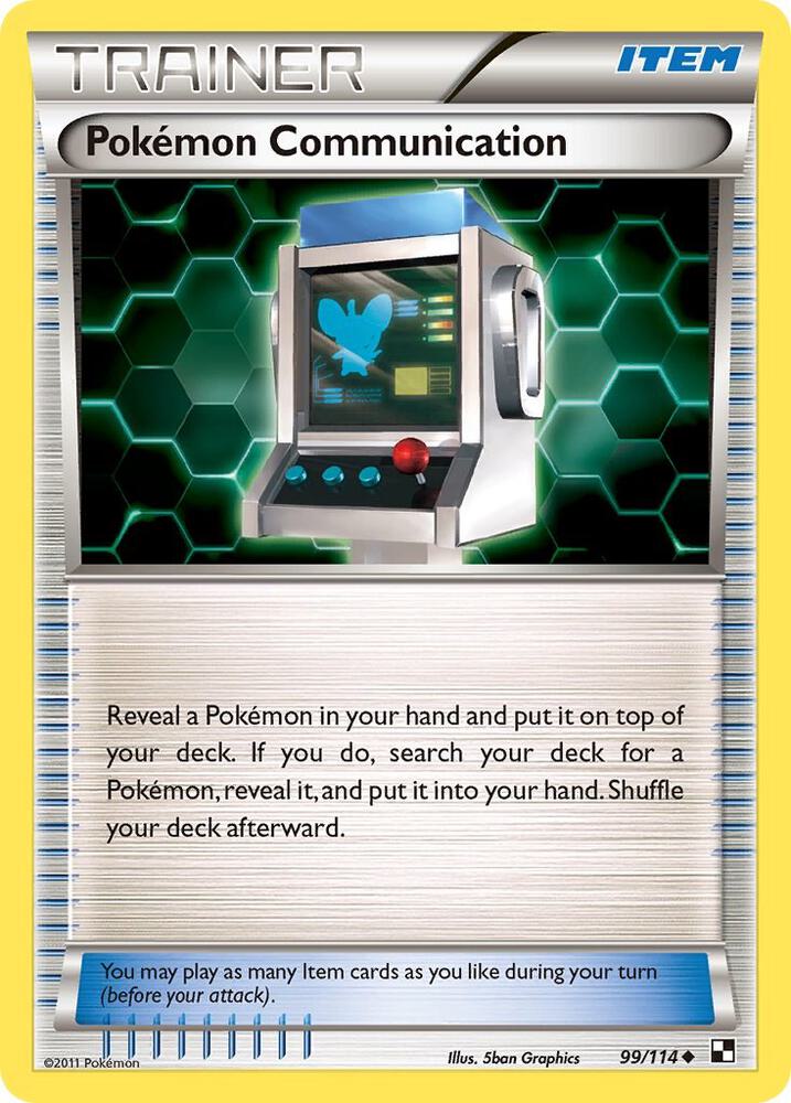 Pokemon Communication - Black and White