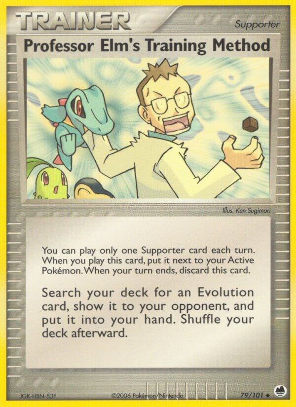 Professor Elm's Training Method - EX Dragon Frontiers
